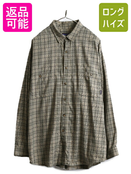 楽天市場】90s 99年製 パタゴニア チェック 長袖 ライト フランネル