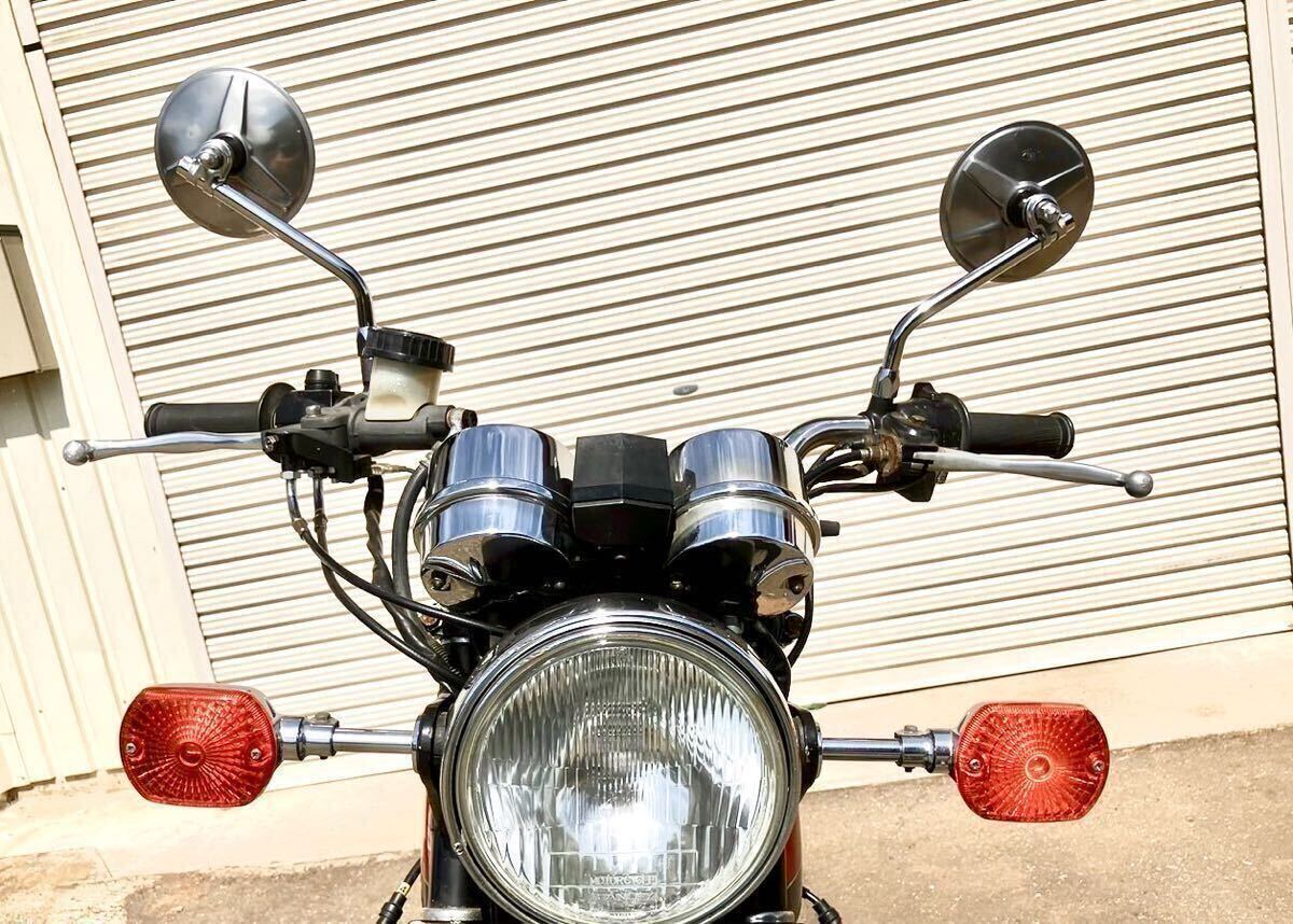 Yahoo!オークション - カワサキZ400FXショートミラー 純正風車ミラー