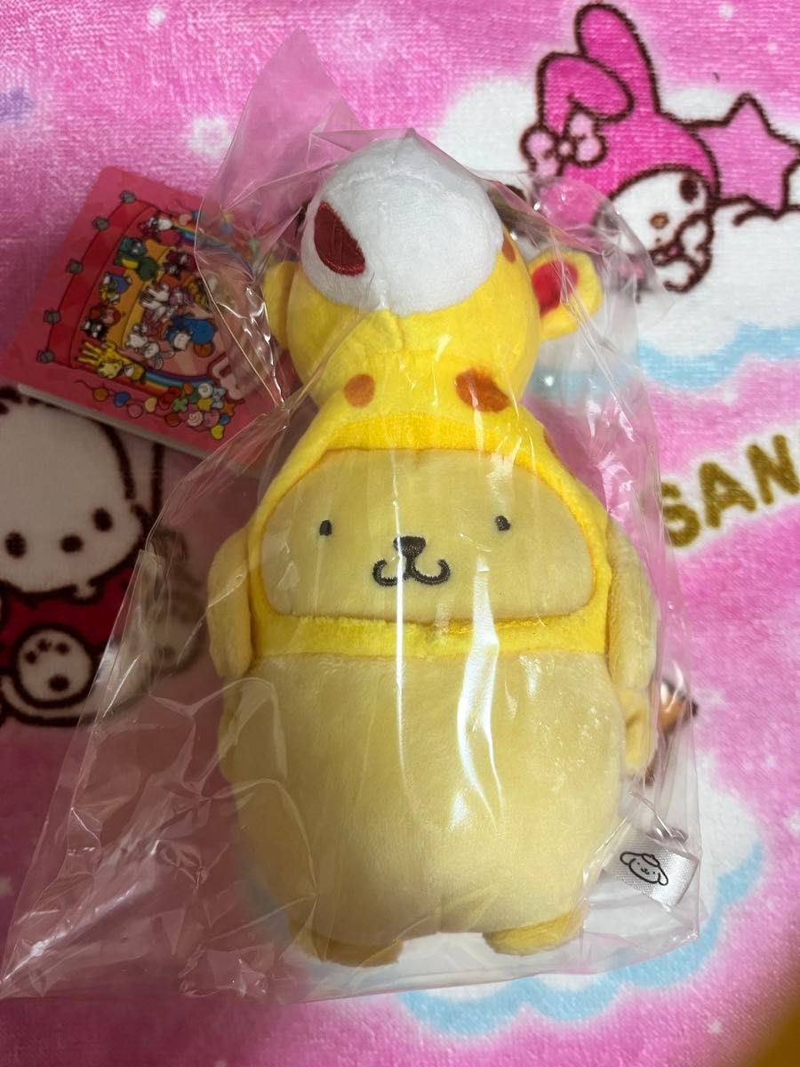 サンリオ たべっ子どうぶつコラボ ポムポムプリン 着ぐるみマスコット
