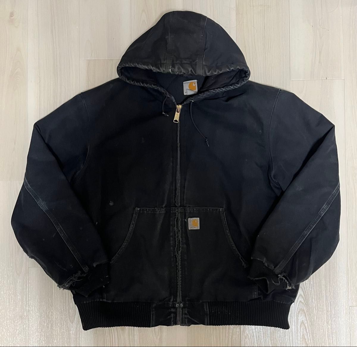 carhartt カーハート アクティブジャケット ブラック USA製 フェード