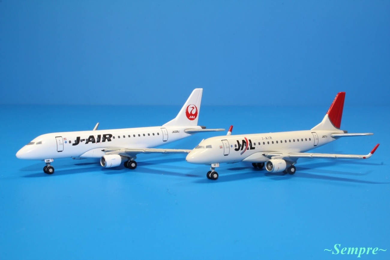 デアゴスティーニ JAL E170 JA211J/JA228J 1/400スケール JAL旅客機