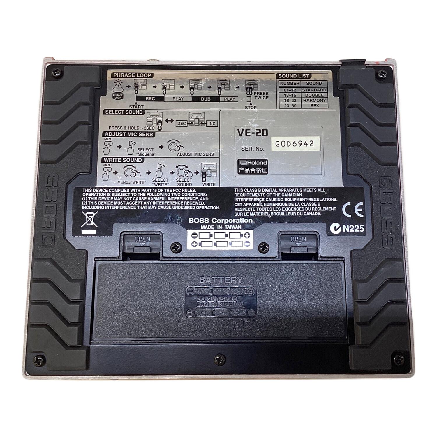 BOSS (ボス) ボーカルエフェクター VE-20｜トレファクONLINE