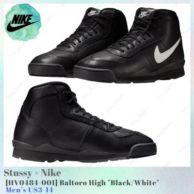 Size 10.5 - Stussy x Nike Air Baltoro Black White for sale online