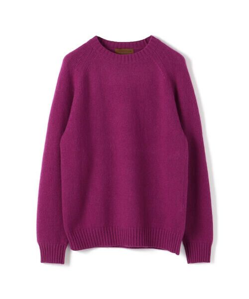 セール】 カシミヤ×スーパーキッドモヘヤ クルーネックプルオーバー