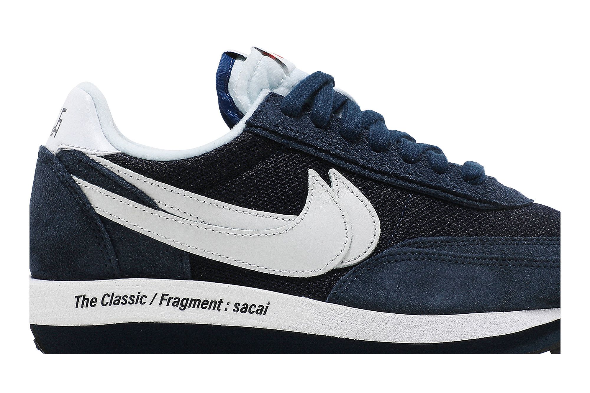 Buy Fragment Design x sacai x Nike LDV Waffle 'Blackened Blue