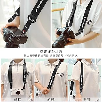 Amazon.co.jp: [Raineed] ミニーマウス カメラストラップ カメラネック