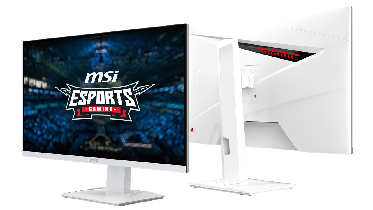 4K UHD／WQHD／フルHDを選べるホワイト色の27型ゲーミングモニタ - MSI