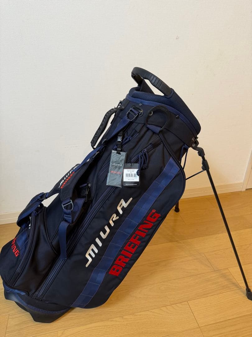 MIURA BRIEFING ゴルフ ネイビー Miura VLS Lux Stand Bag | Golf Bags | Miura Golf