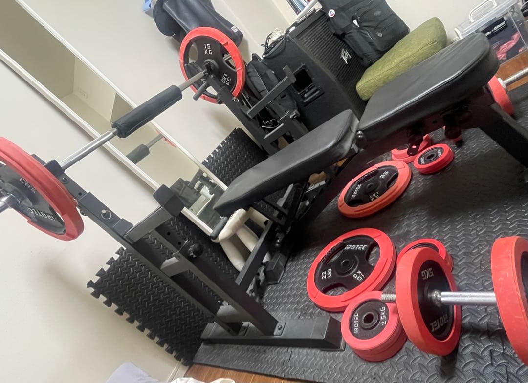 IROTEC ホームビルダー、トレーニングベンチ、重量プレート100kgセット IROTEC（アイロテック） ストレングスセット100 K/ ベンチプレス