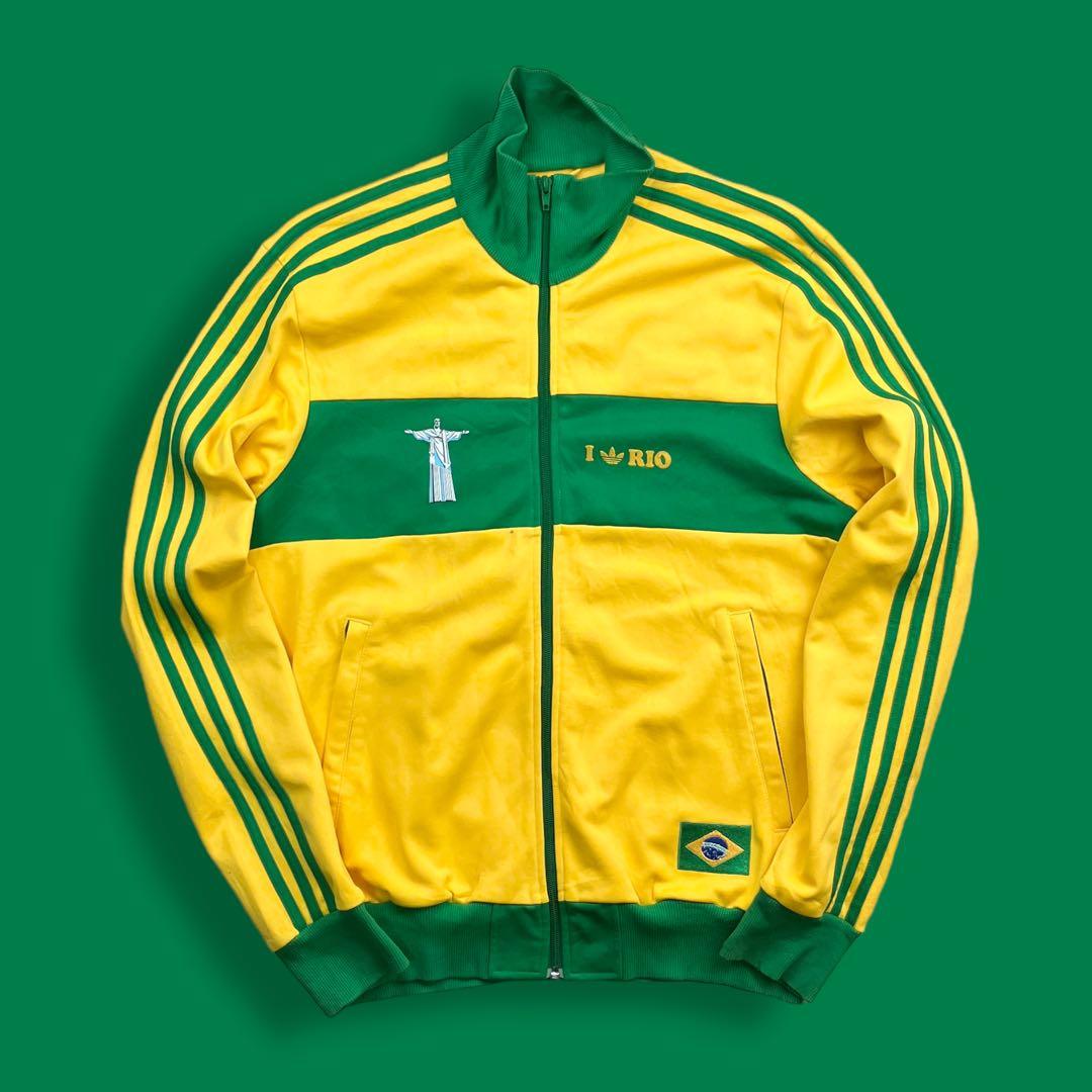 90s adidasアディダス トラックジャケット ジャージ ブラジル サッカー