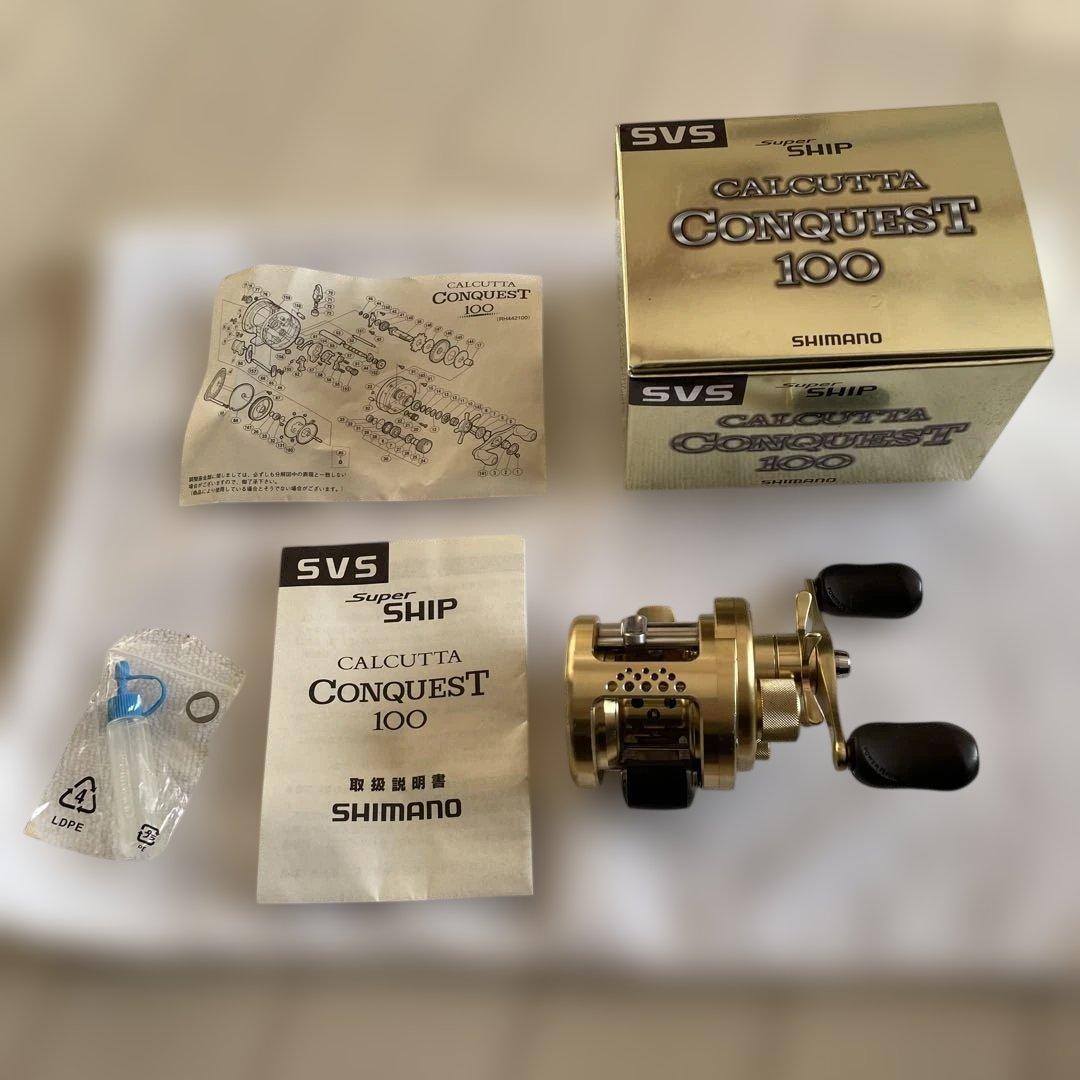 SHIMANO CALCUTTA CONQUEST 100 ベイトリール Shimano 21 CALCUTTA CONQUEST 100 Right Handle NEW - KKJAPANLURE