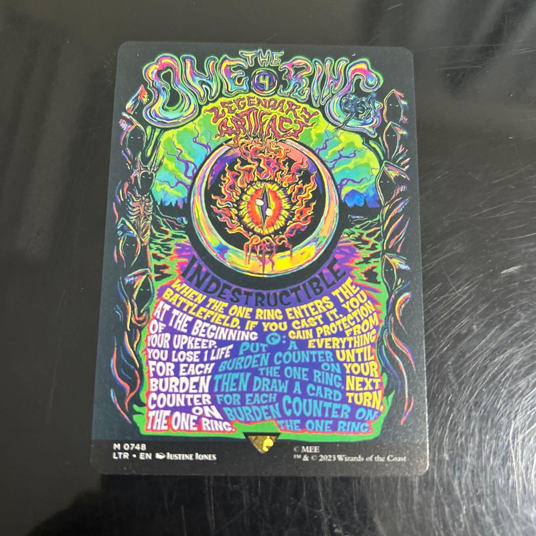 一つの指輪　MTG MTG】世界に一枚しかないカード「一つの指輪」の価格が3億超え！英語版