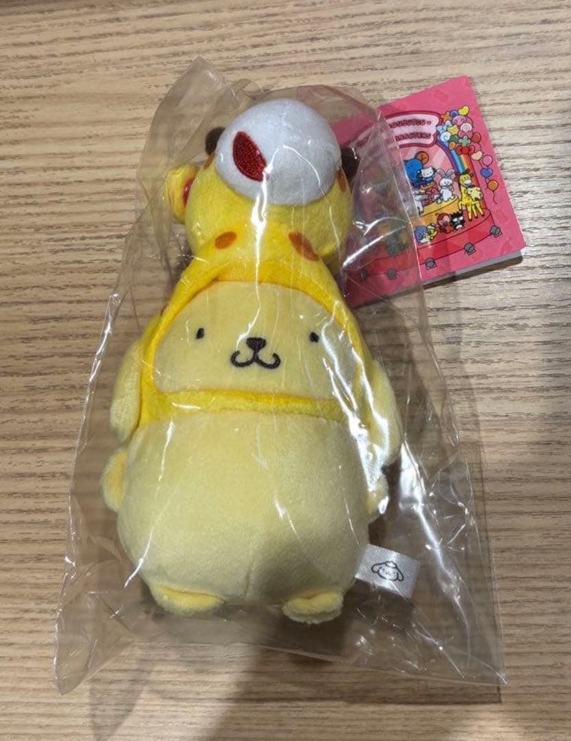 たべっ子どうぶつ　サンリオ　着ぐるみマスコット　ポムポムプリン　新品タグ付き たべっ子どうぶつ サンリオ 着ぐるみマスコット ポムポムプリン 新品