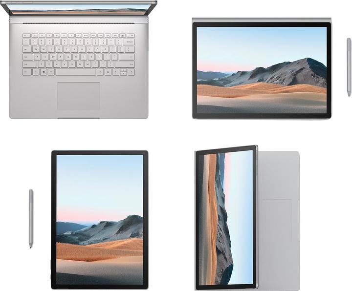 Microsoft Surface Book 3 tested three times: 10th Gen Intel and
